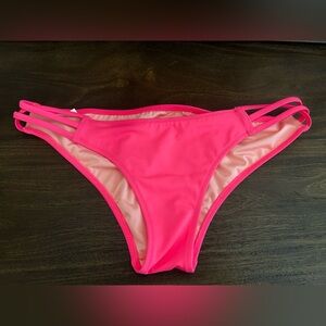 VS bikini bottom pink- size medium